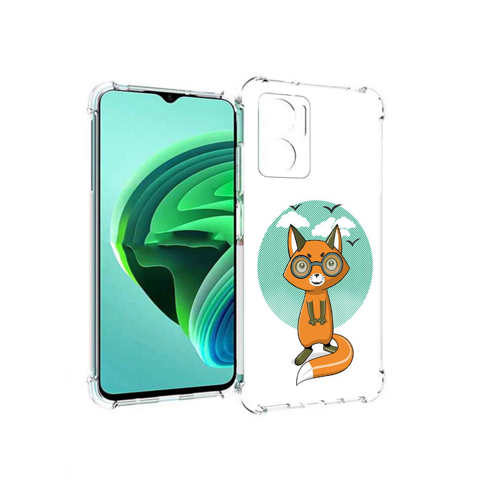 

Чехол MyPads задумчивая лиса для Xiaomi Redmi Note 11E 5G/Redmi 11 Prime 5G, Прозрачный, Tocco