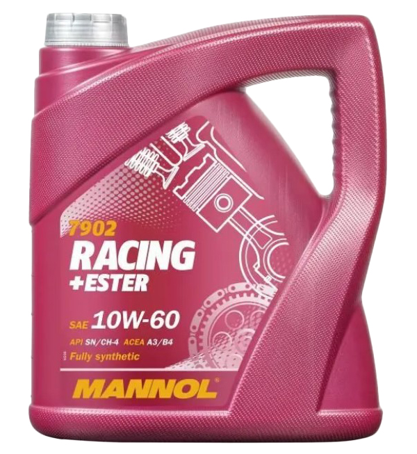 

Моторное масло Mannol синтетическое rасing+еstеr 10w60 4л