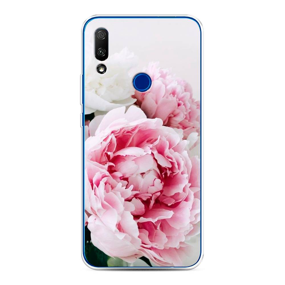 

Чехол для Honor 9X/Huawei P Smart Z "Розовые и белые пионы", Розовый;белый, 69950-2