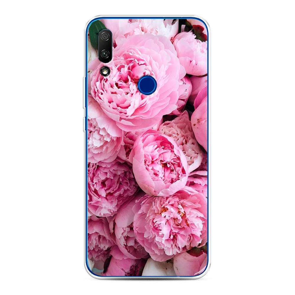 

Чехол для Honor 9X/Huawei P Smart Z "Розовые пионы", Бежевый;розовый, 69950-2