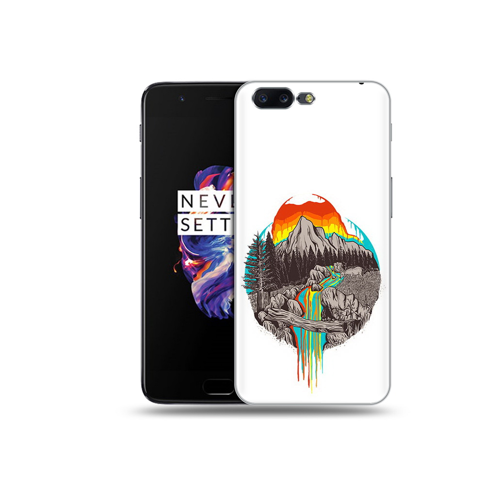 

Чехол MyPads Tocco для OnePlus 5 Радужный водопад, Прозрачный, Tocco