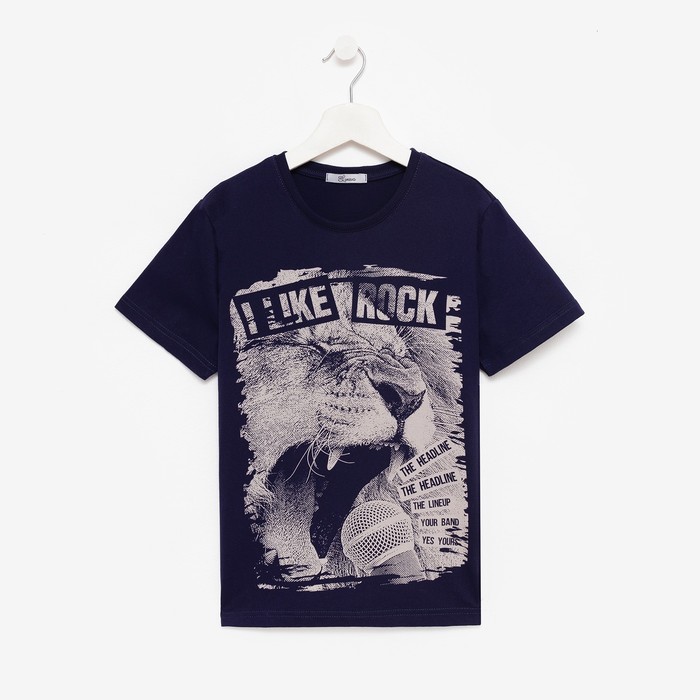 

Футболка для мальчика, цвет синий, рост 140-146 см