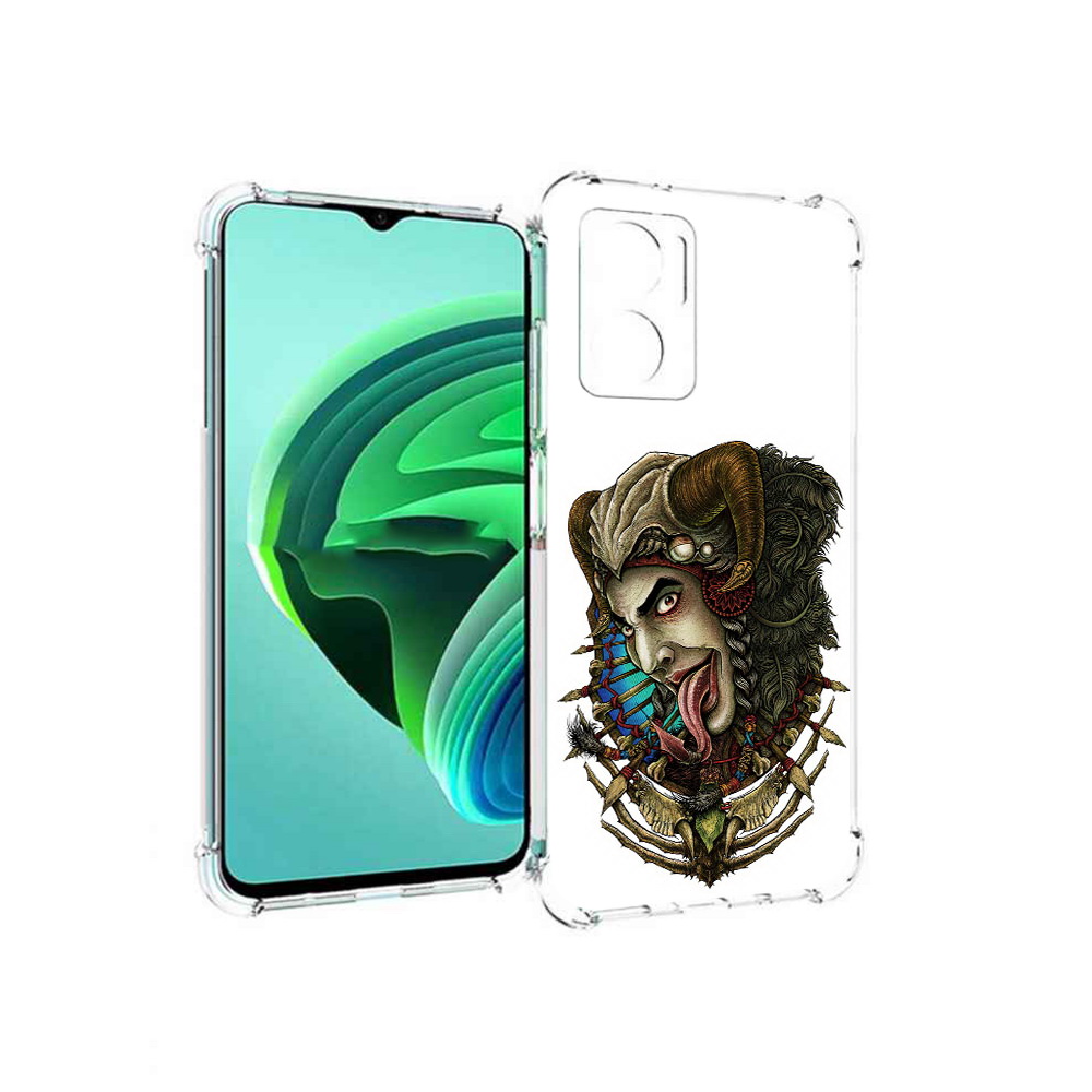 Чехол MyPads длинный язык для Xiaomi Redmi Note 11E 5G/Redmi 11 Prime 5G/Redmi 10 5G