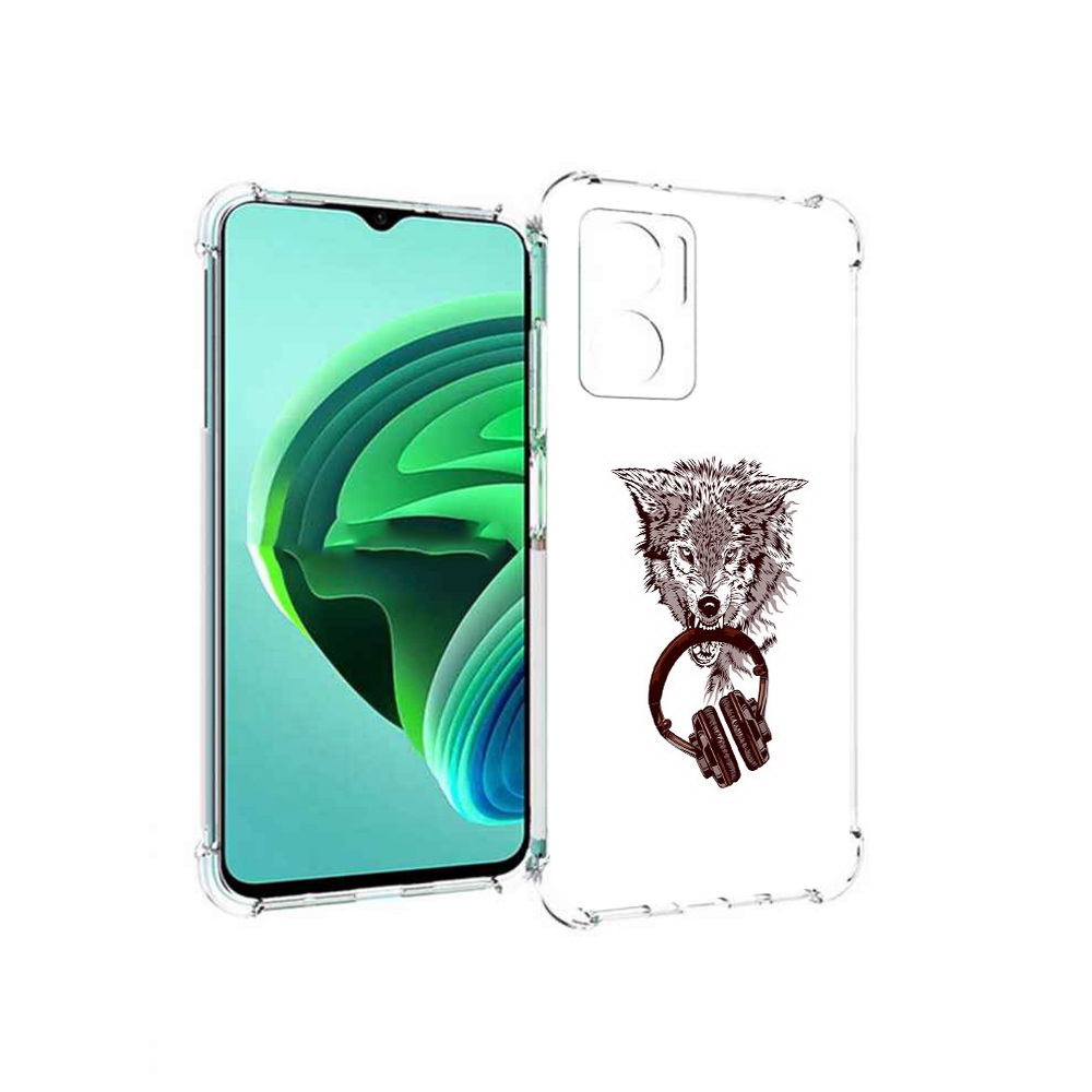 Чехол MyPads дикий волк для Xiaomi Redmi Note 11E 5G/Redmi 11 Prime 5G/Redmi 10 5G