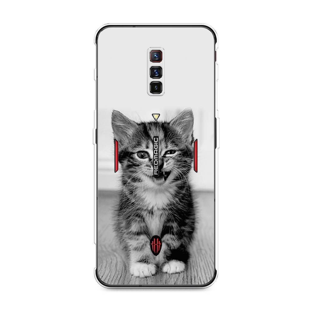 

Чехол Awog на ZTE Nubia Red Magic 6 / ЗТЕ Нубиа Ред Мэджик 6 "Подмигивающий котенок", Разноцветный, 135150-1
