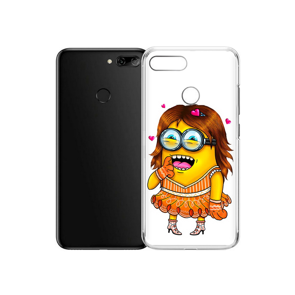 

Чехол MyPads Tocco для Alcatel 1S Миньон девочка (PT227137.662.116), Прозрачный, Tocco
