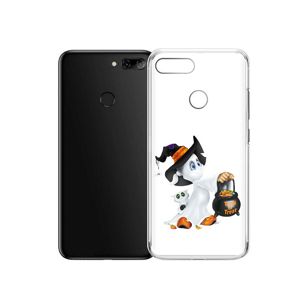 

Чехол MyPads Tocco для Alcatel 1S Маленький призрак (PT227137.662.113), Прозрачный, Tocco