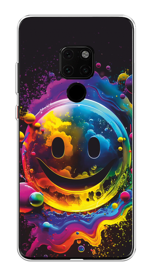 

Чехол Awog на Huawei Mate 20 "Кислотный смайл", Фиолетовый;желтый;синий, 66850-1