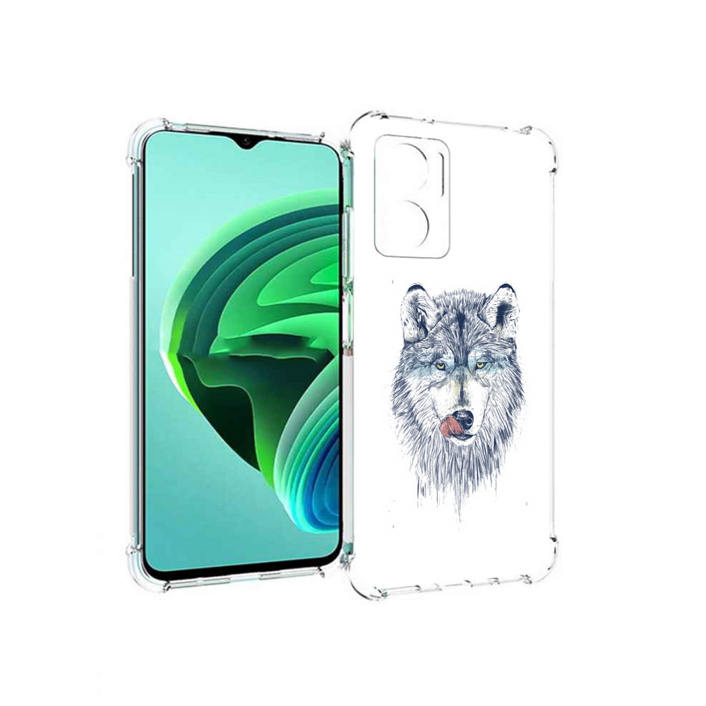 Чехол MyPads голодгый волк для Xiaomi Redmi Note 11E 5G/Redmi 11 Prime 5G/Redmi 10 5G