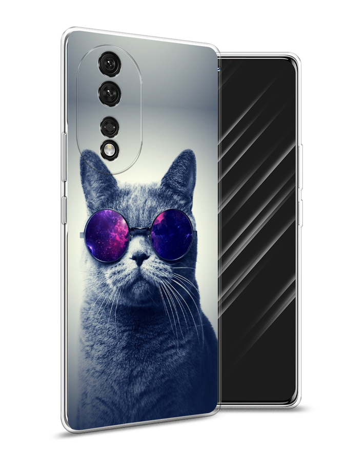 

Чехол Awog на Honor 80 "Космический кот", Красный, 6120350-1