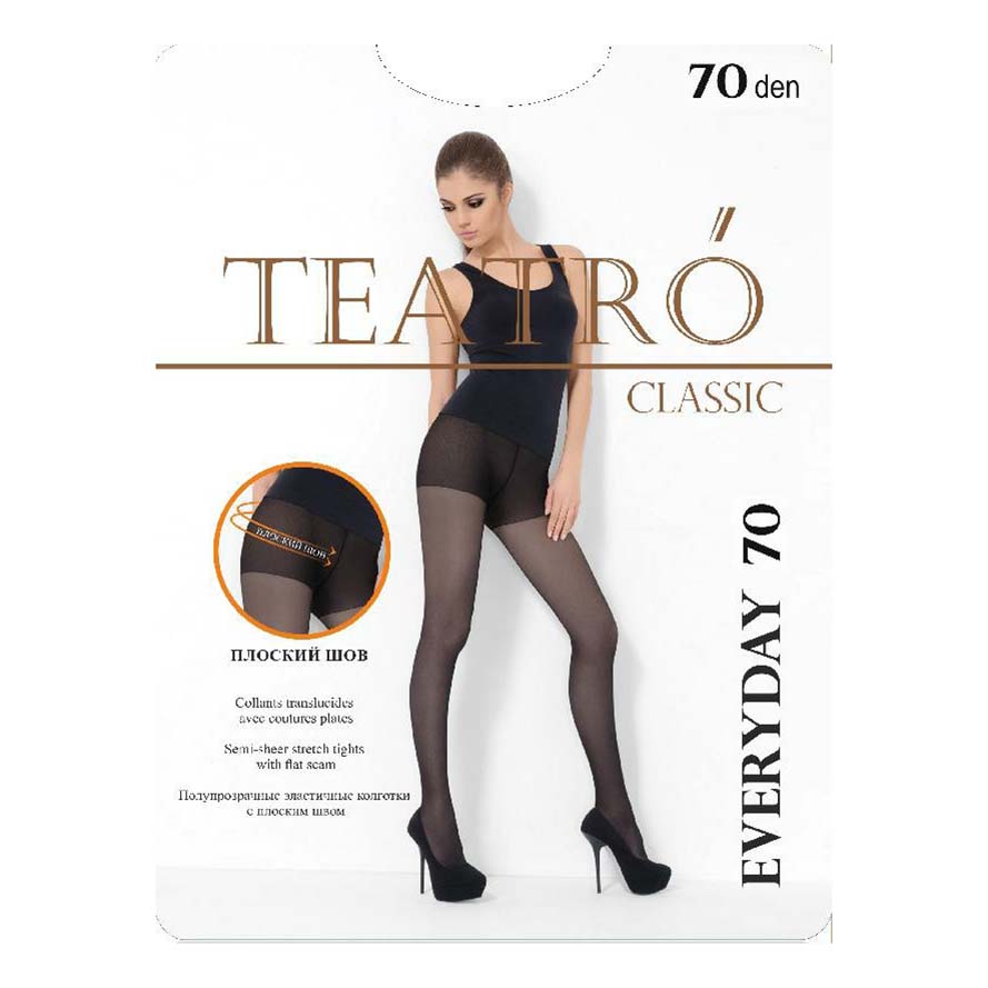

Колготки женские Teatro черные 4