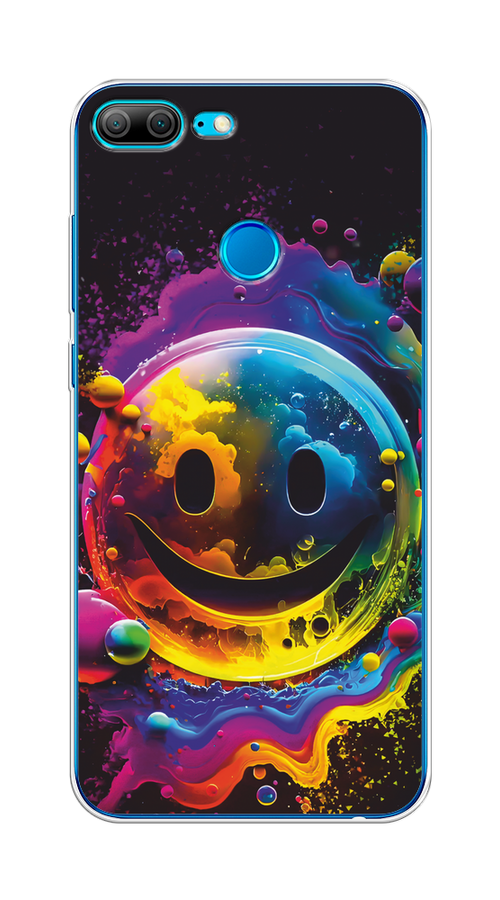 

Чехол Awog на Honor 9 Lite "Кислотный смайл", Фиолетовый;желтый;синий, 64250-1