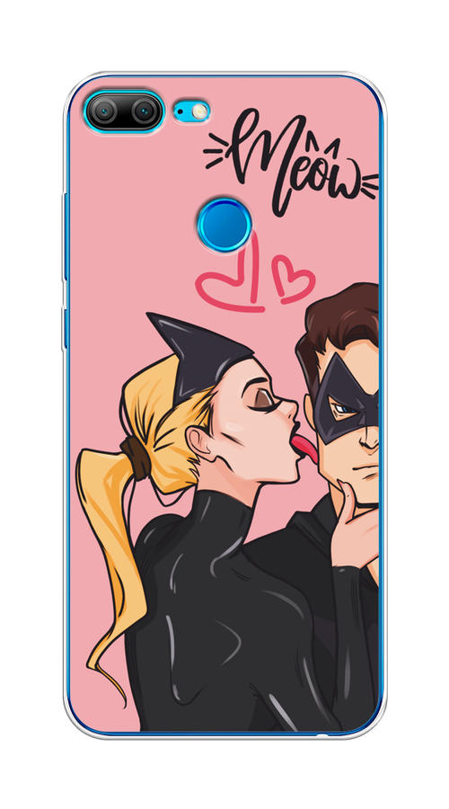 

Чехол Awog на Honor 9 Lite "Kiss of Cat Woman", Розовый;черный;бежевый, 64250-1