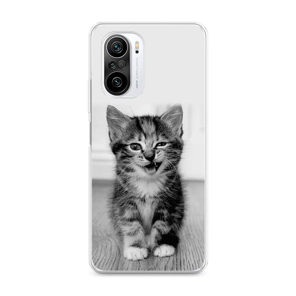 

Чехол Awog на Xiaomi Redmi K40 "Подмигивающий котенок", Разноцветный, 310950-1