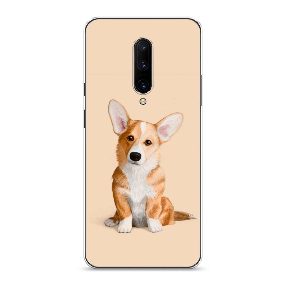 

Чехол на OnePlus 7 Pro "Грустный Корги", Коричневый;бежевый, 150850-1