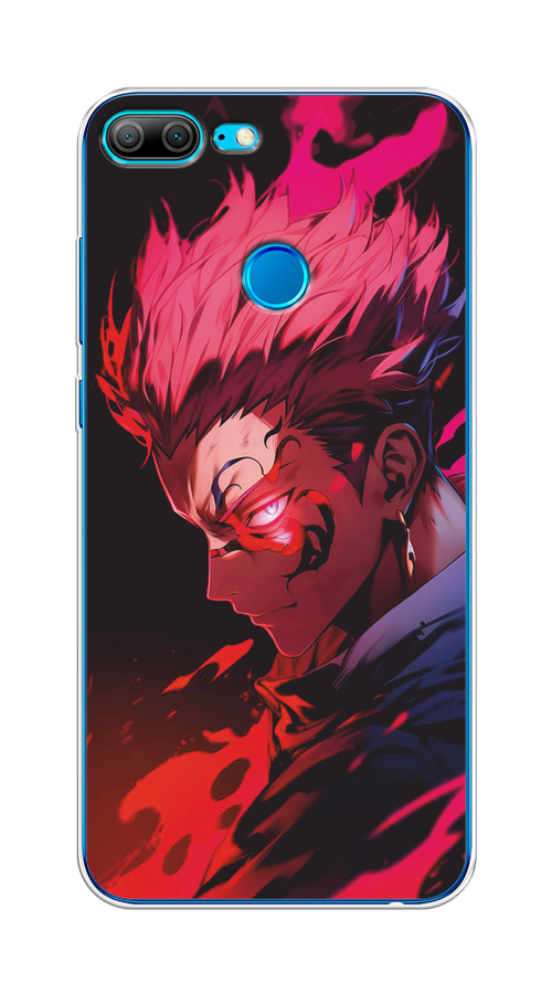 

Чехол Awog на Honor 9 Lite "Взгляд Сукуны", Розовый;красный;черный, 64250-1