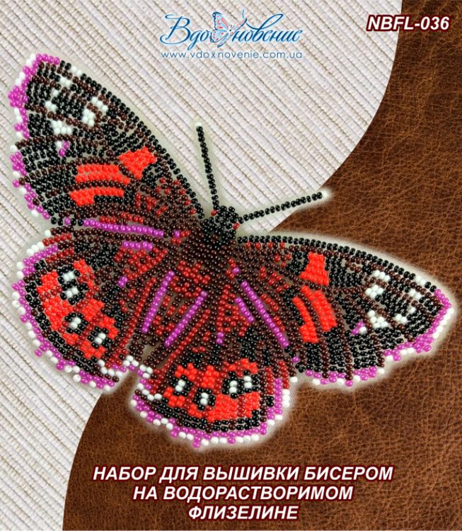 

Набор для вышивания Вдохновение Адмирал красный NBFL-036