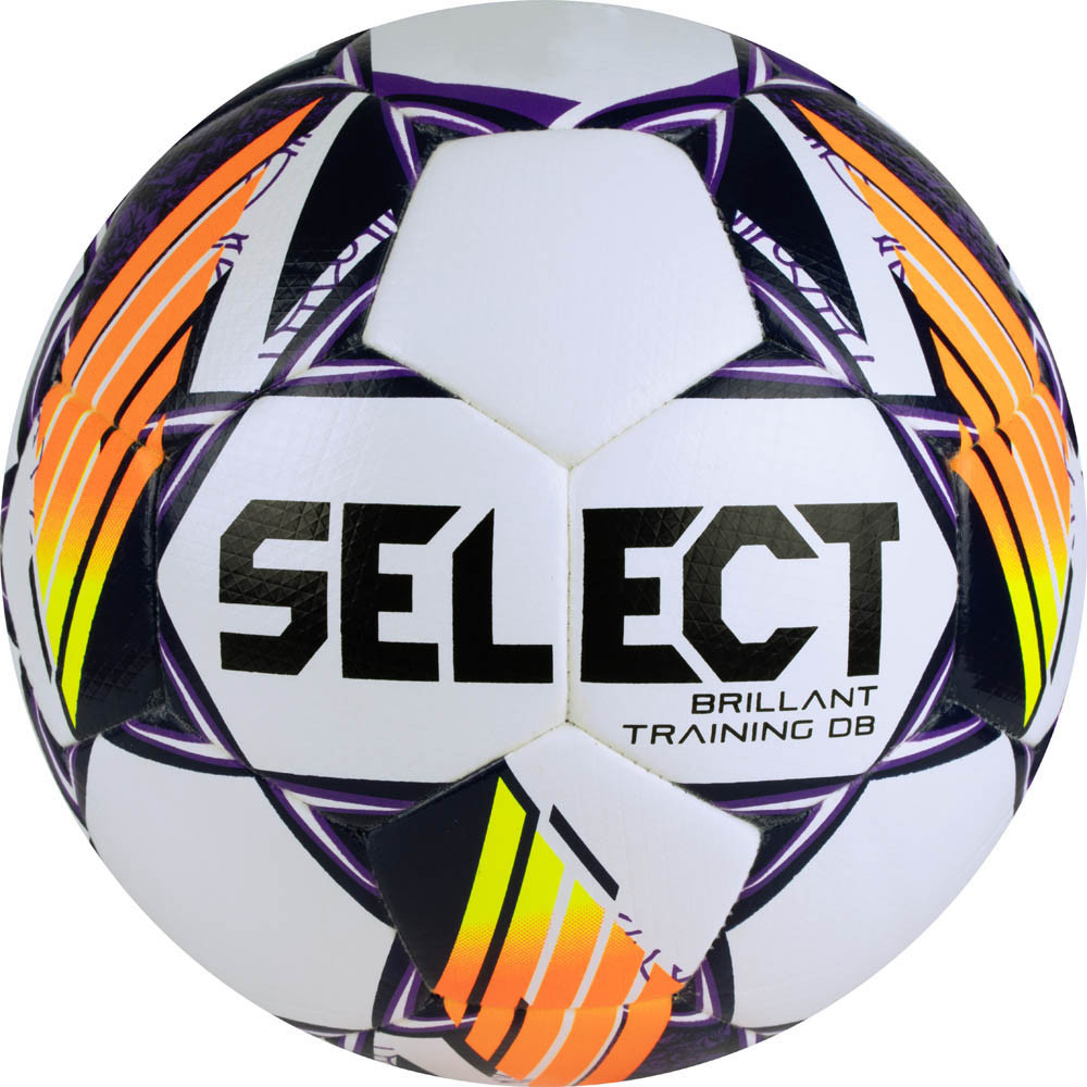 Мяч для футбола SELECT Brillant Training DB V24, Purple/Orange, 5