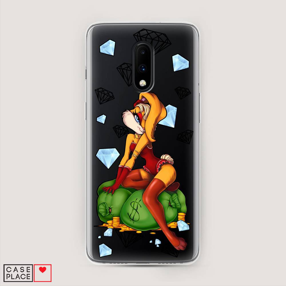 

Чехол на OnePlus 7 "Лола Банни с бриллиантами", Красный;оранжевый;зеленый, 150750-6