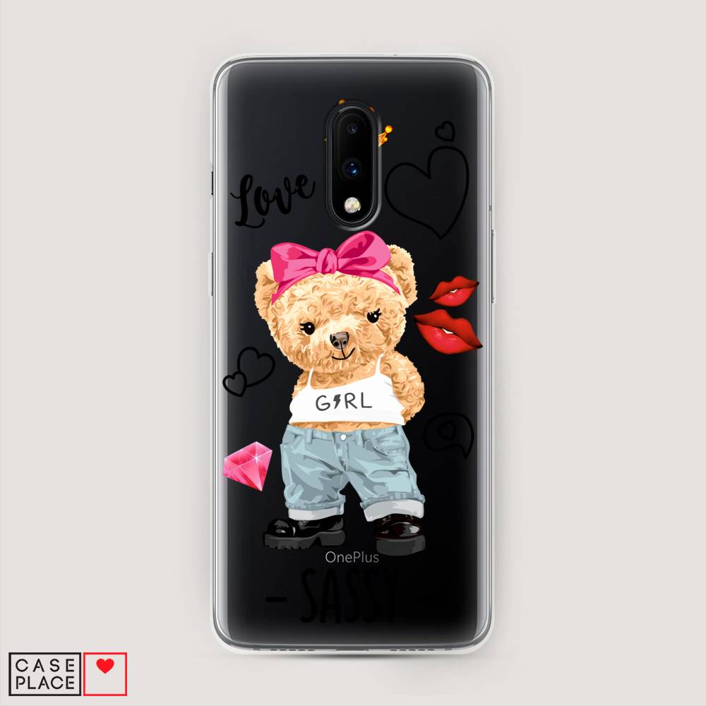 

Чехол на OnePlus 7 "Sugar Mommy", Голубой;белый;розовый, 150750-6