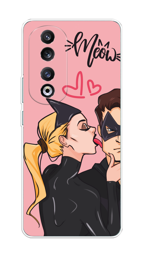 

Чехол Awog на Honor 90 Pro "Kiss of Cat Woman", Розовый;черный;бежевый, 6121550-1