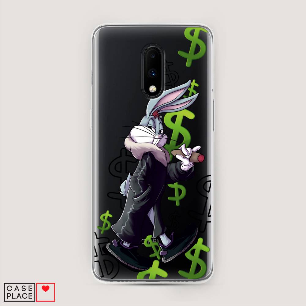 

Чехол на OnePlus 7 "Rich Bugs Bunny", Зеленый;черный;голубой, 150750-6