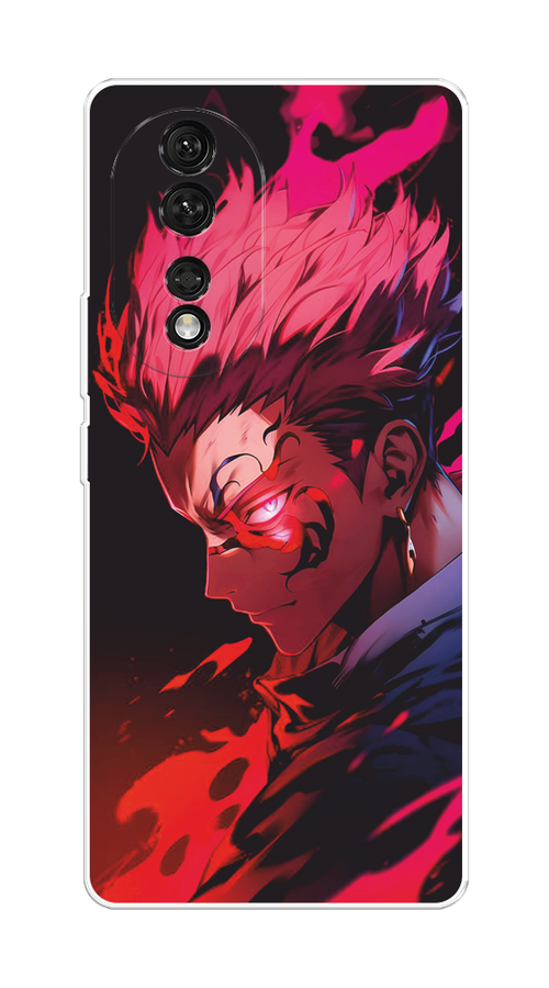 

Чехол Awog на Honor 80 "Взгляд Сукуны", Розовый;красный;черный, 6120350-1