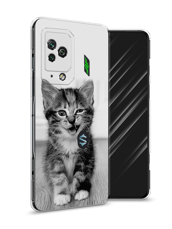 

Чехол Awog на Xiaomi Black Shark 5 Pro "Подмигивающий котенок", Разноцветный, 314150-1