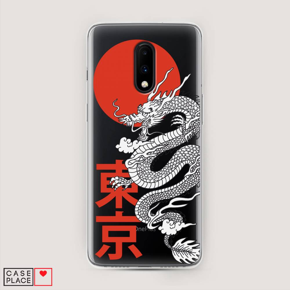 

Чехол на OnePlus 7 "Китайский дракон", Черный;красный;белый, 150750-1