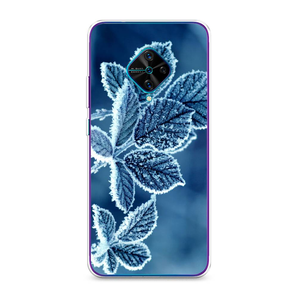 

Чехол для Vivo Y9s "Зима 6", Голубой;белый, 262450-2