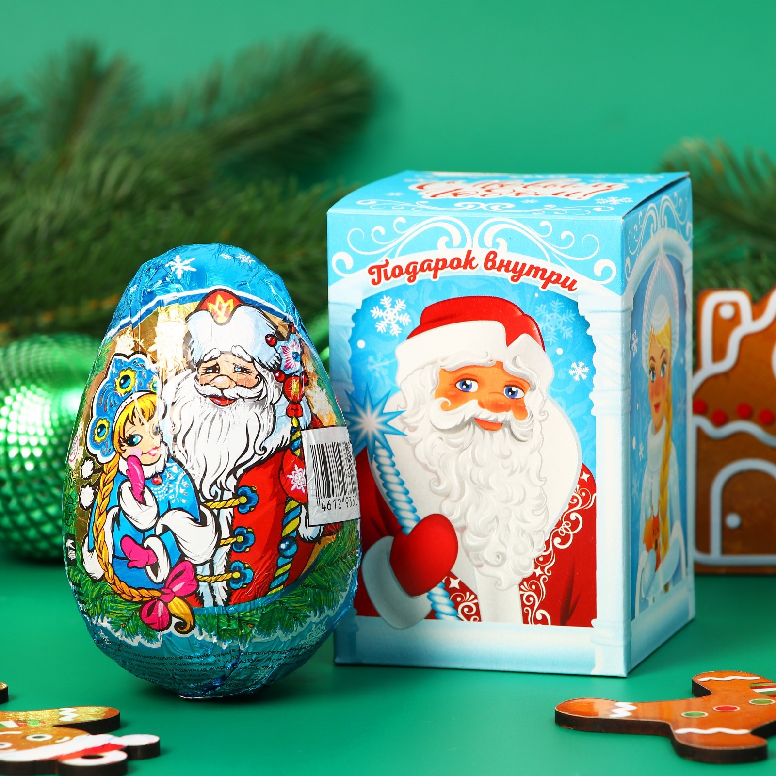 

Шоколадная фигурка Яйцо С Новым Годом!, 50 г