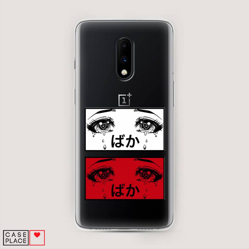 фото Чехол на oneplus 7 "красные глаза манга" case place