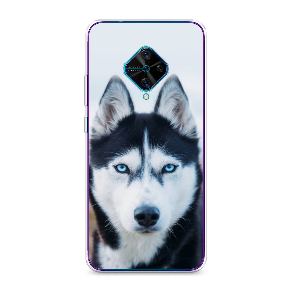 

Чехол для Vivo Y9s "Хаски 2", Синий;белый, 262450-1