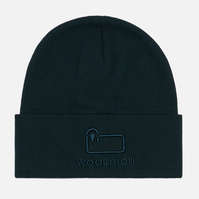 

Шапка бини унисекс Woolrich Cotton Wool зеленый, р. L, Cotton Wool