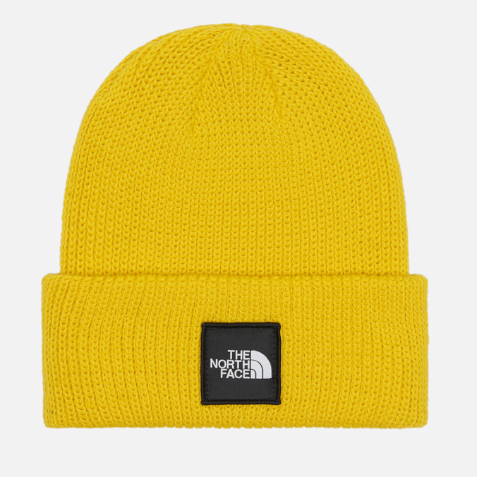 

Шапка бини унисекс The North Face Black Box Beanie, желтый, Black Box Beanie