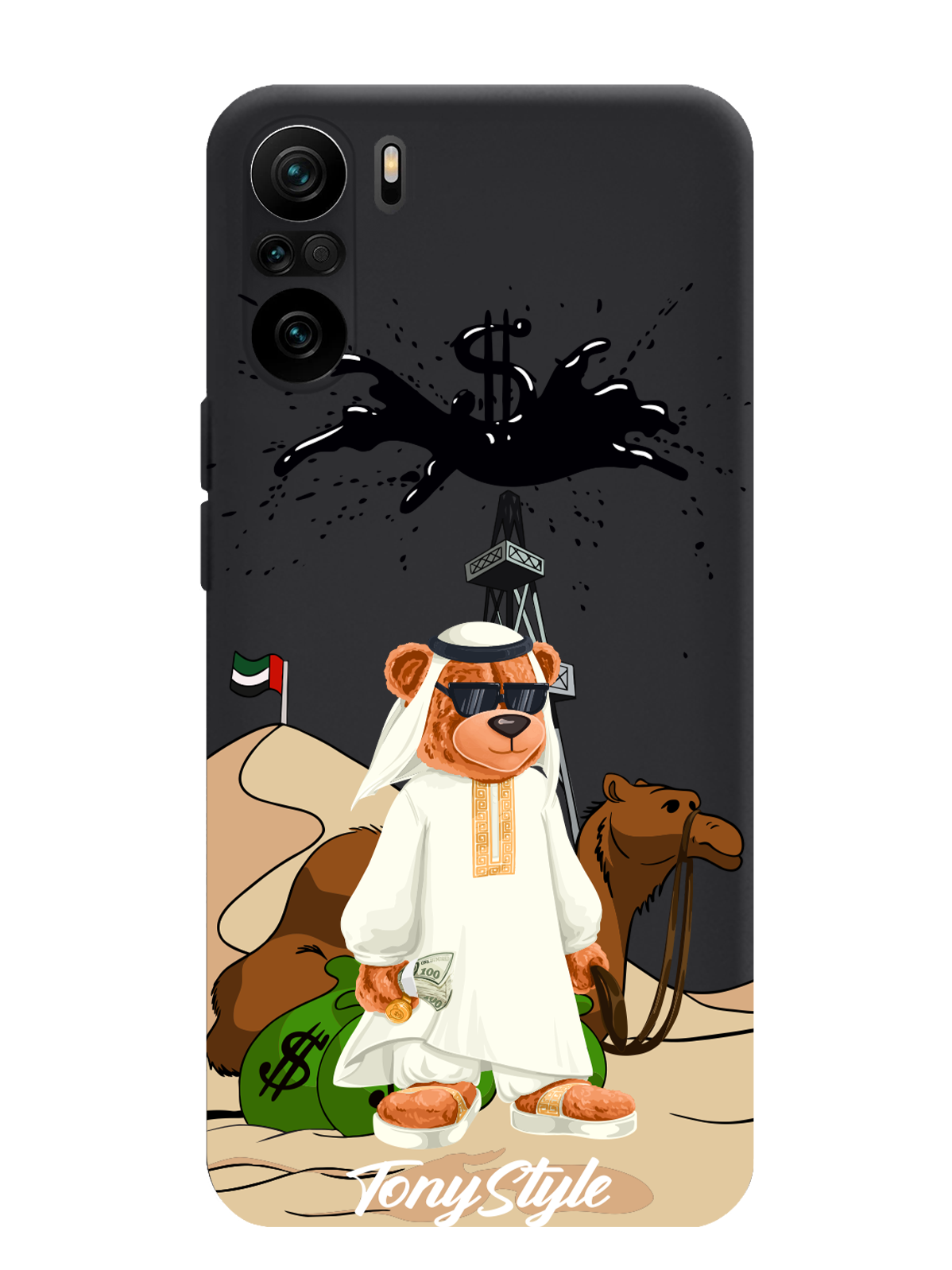 

Чехол Tony Style Poco F3 Tony Style Дубай, Белый;золотистый;коричневый, Poco F3 Tony Style Дубай