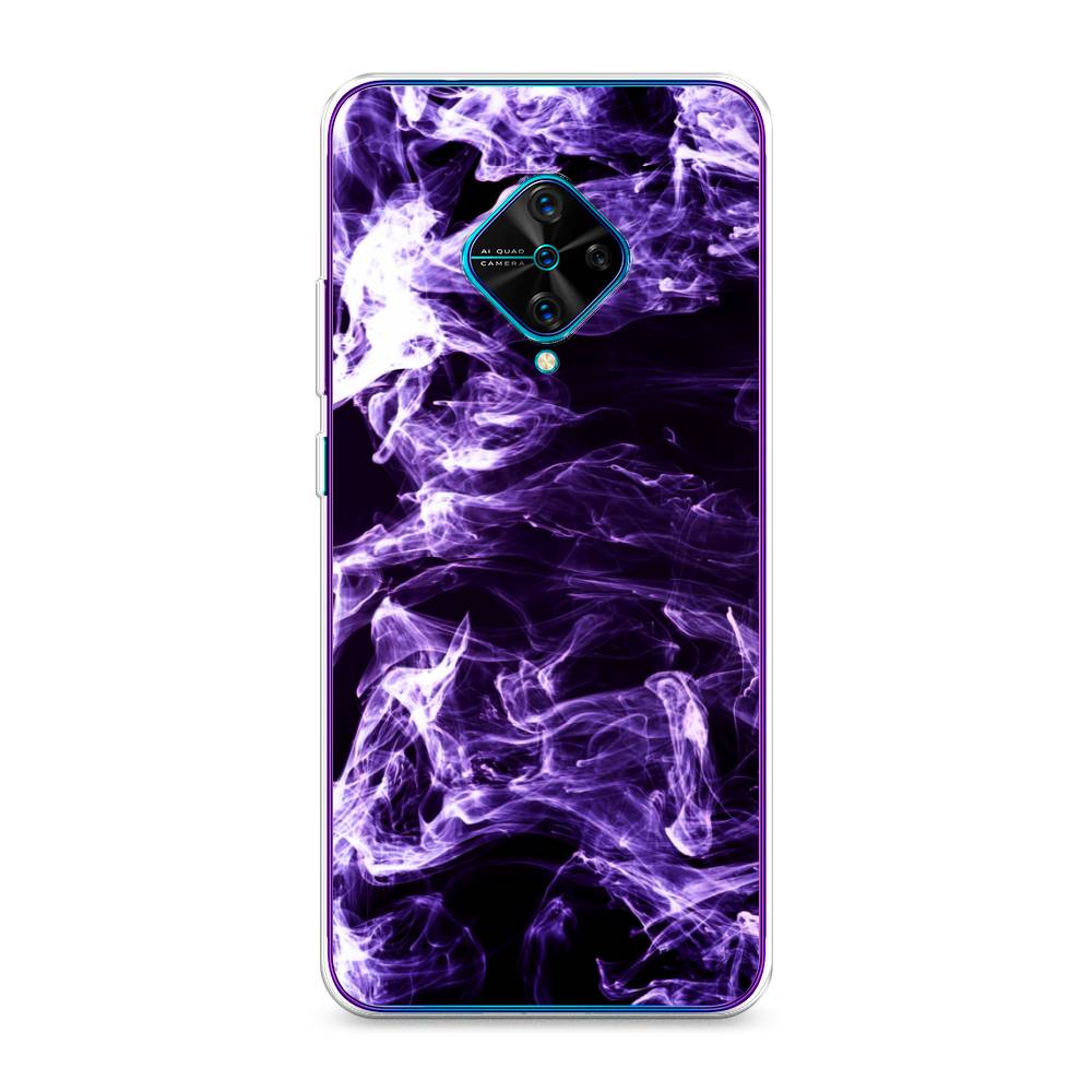 

Чехол для Vivo Y9s "Фиолетовый дым", Фиолетовый;белый;черный, 262450-3