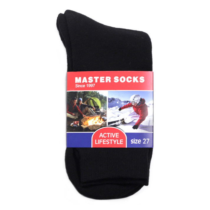 Носки мужские черные 25 Master Socks. Цвет: черный