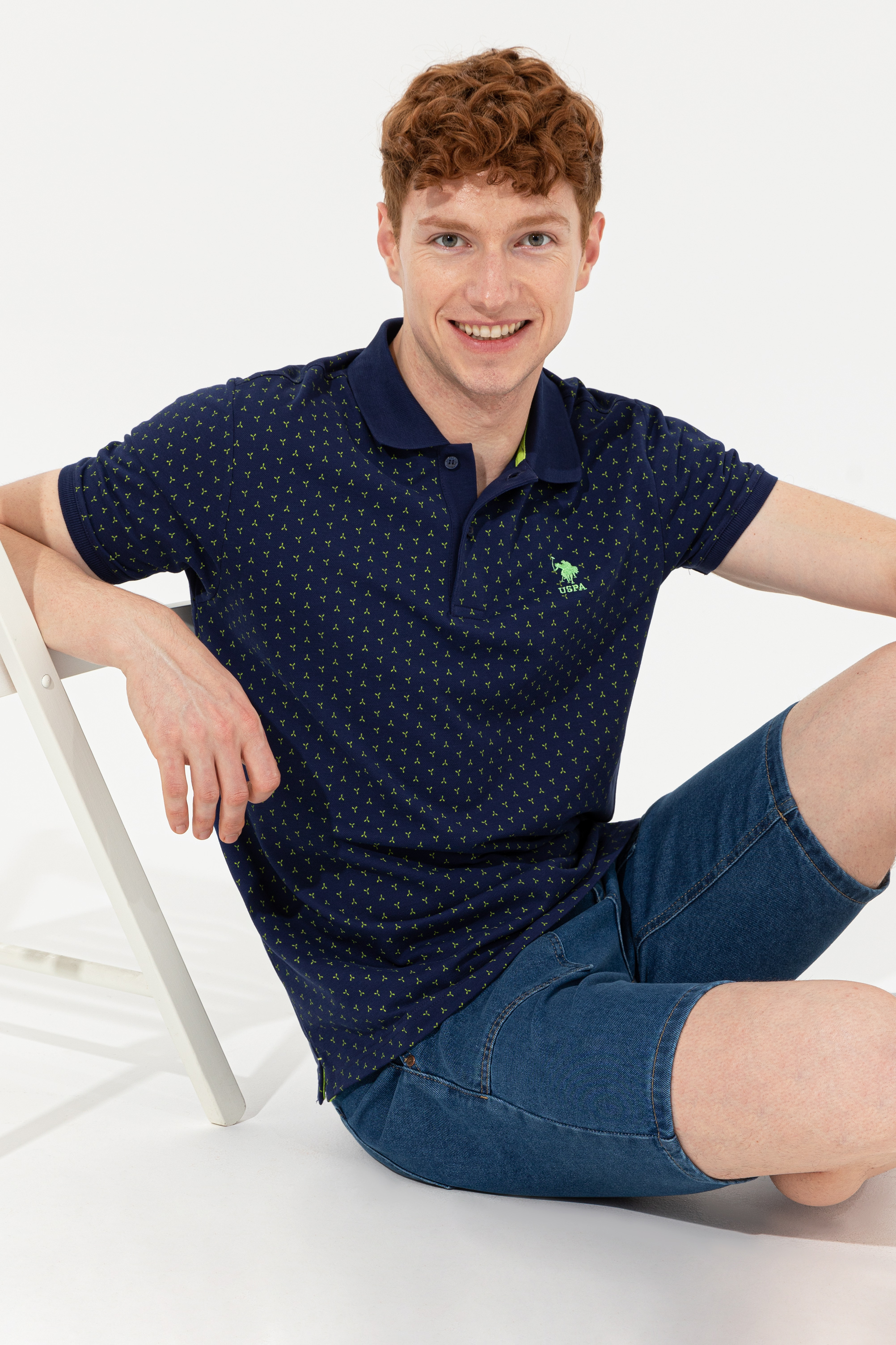 

Футболка мужская U.S. POLO Assn. G081SZ0110PATE синяя M, G081SZ0110PATE