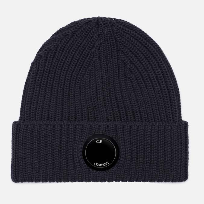 

Шапка бини унисекс C.P. Company Extra Fine Merino Wool Beanie, серый, Extra Fine Merino Wool Beanie