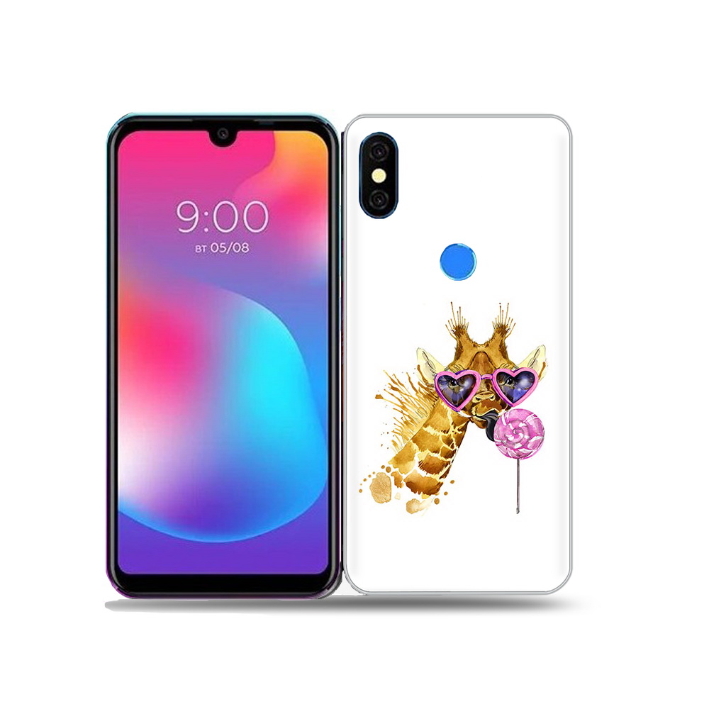 

Чехол MyPads Tocco для BQ 5730L акварельный жираф, Прозрачный, Tocco