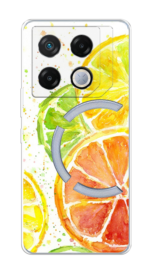 

Чехол на Infinix GT 20 Pro "Цитрусовые", Белый;желтый;красный;зеленый, 3106250-1