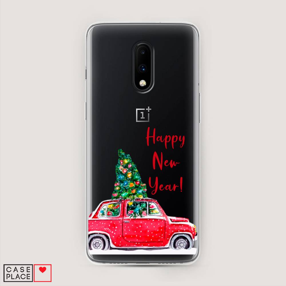 

Чехол на OnePlus 7 "Happy New Year", Красный;зеленый, 150750-5