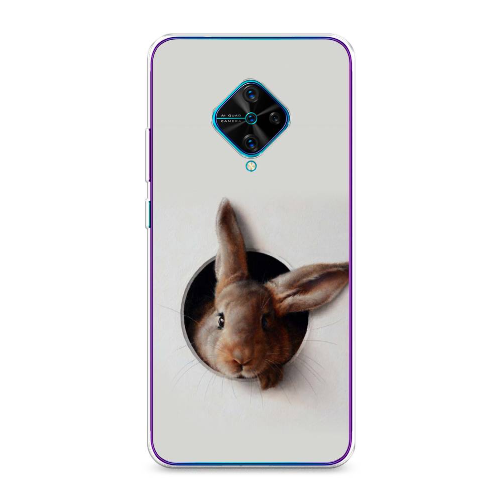 

Чехол для Vivo Y9s "Любопытный кролик", Серый;коричневый, 262450-1