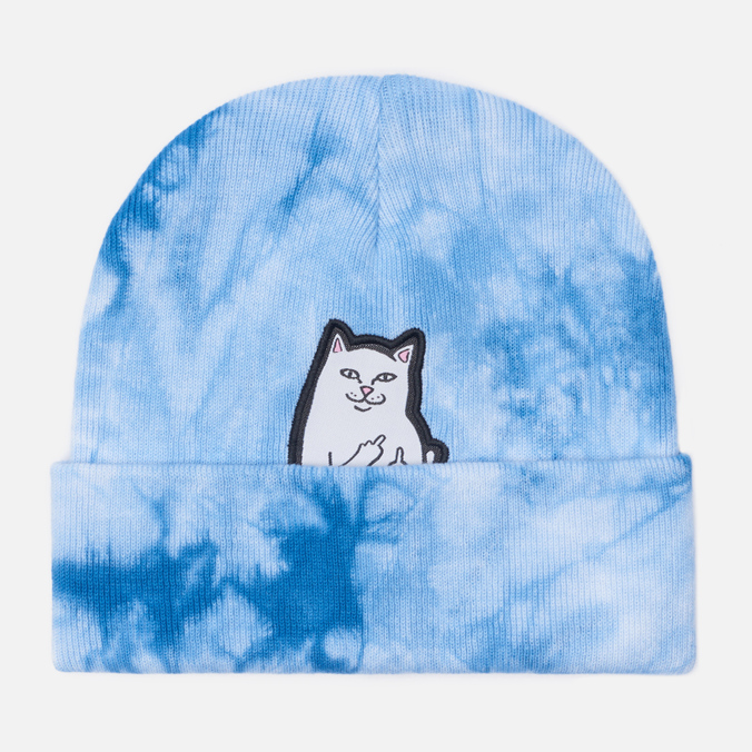 

Шапка бини женская Ripndip Lord Nermal Patch Beanie, синий, Lord Nermal Patch Beanie
