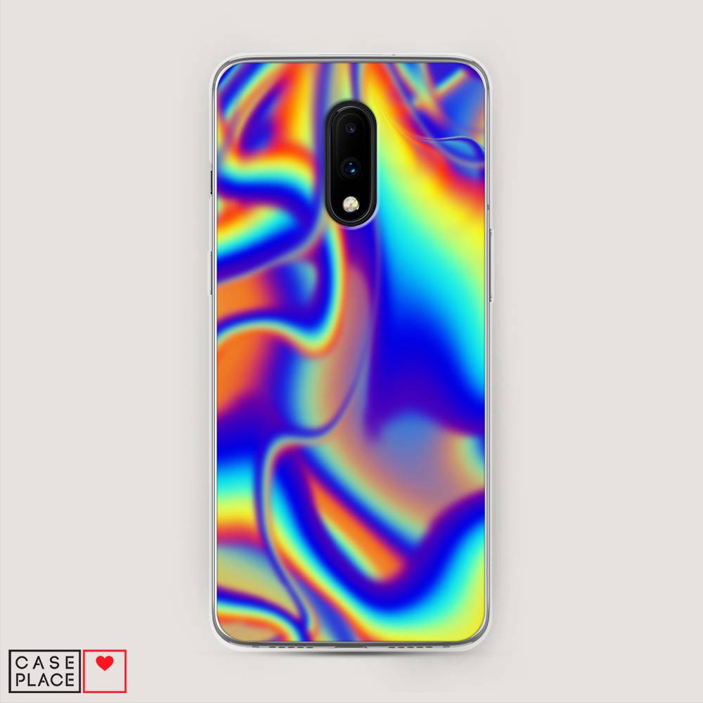 

Чехол на OnePlus 7 "Яркая голограмма", Разноцветный, 150750-3