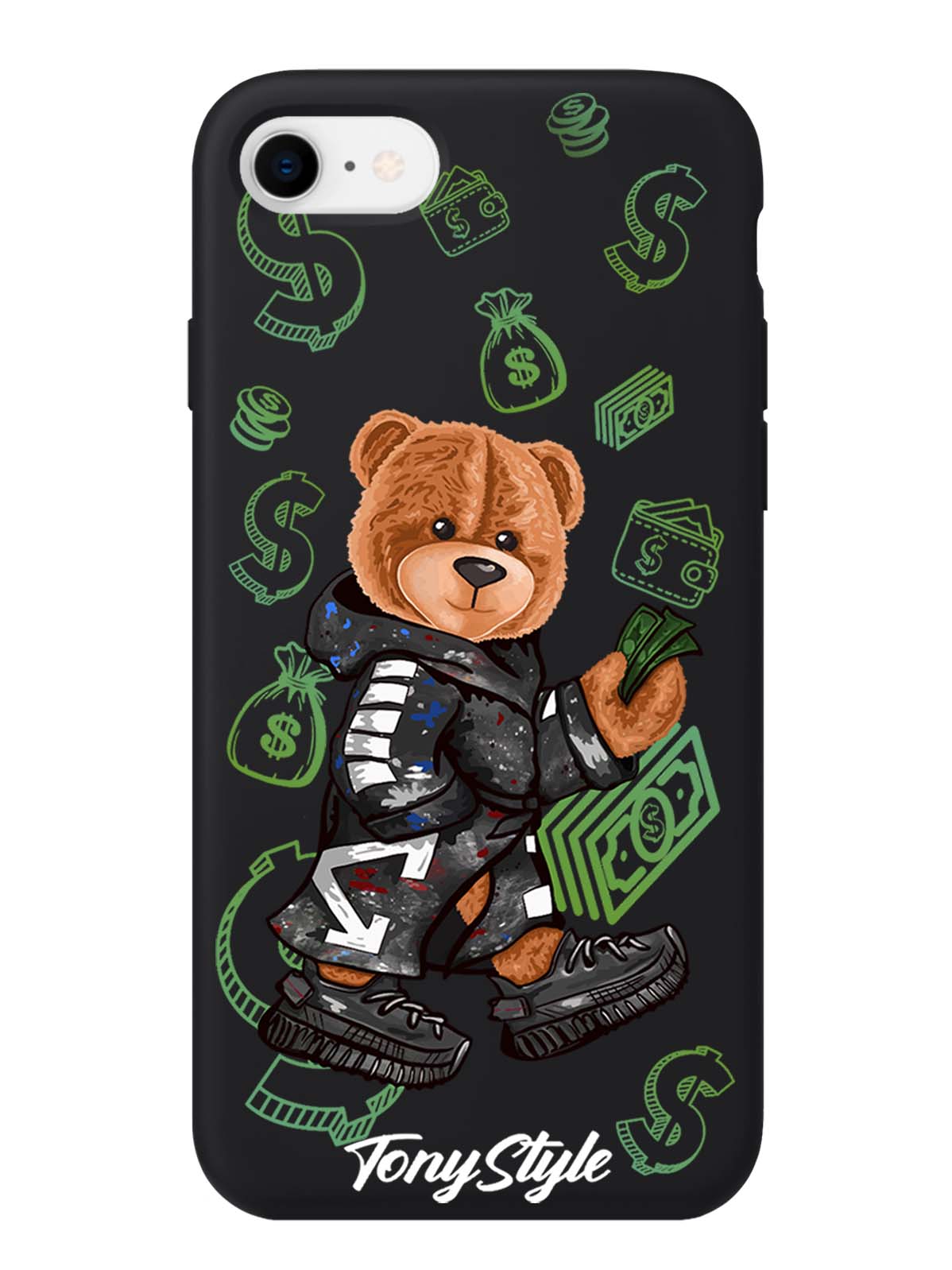 

Чехол Tony Style iPhone 7/8/SE2020 Tony Style Деньги, Коричневый;черный;зеленый, iPhone 7/8/SE2020 Tony Style Деньги