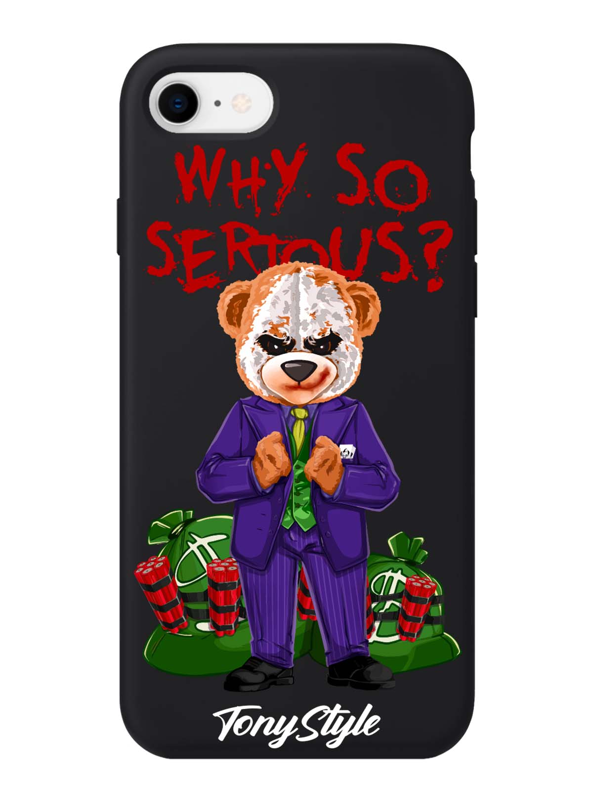 

Чехол Tony Style iPhone 7/8/SE2020 Tony Style Джокер Joker Why so serious, iPhone 7/8/SE2020 Tony Style Джокер Joker Why so serious