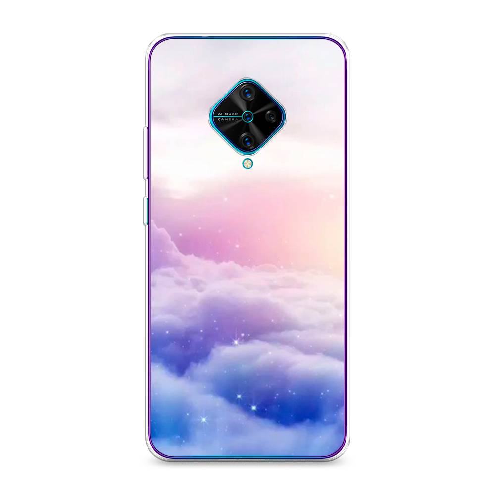 

Чехол для Vivo Y9s "Небеса", Голубой;белый;розовый, 262450-2