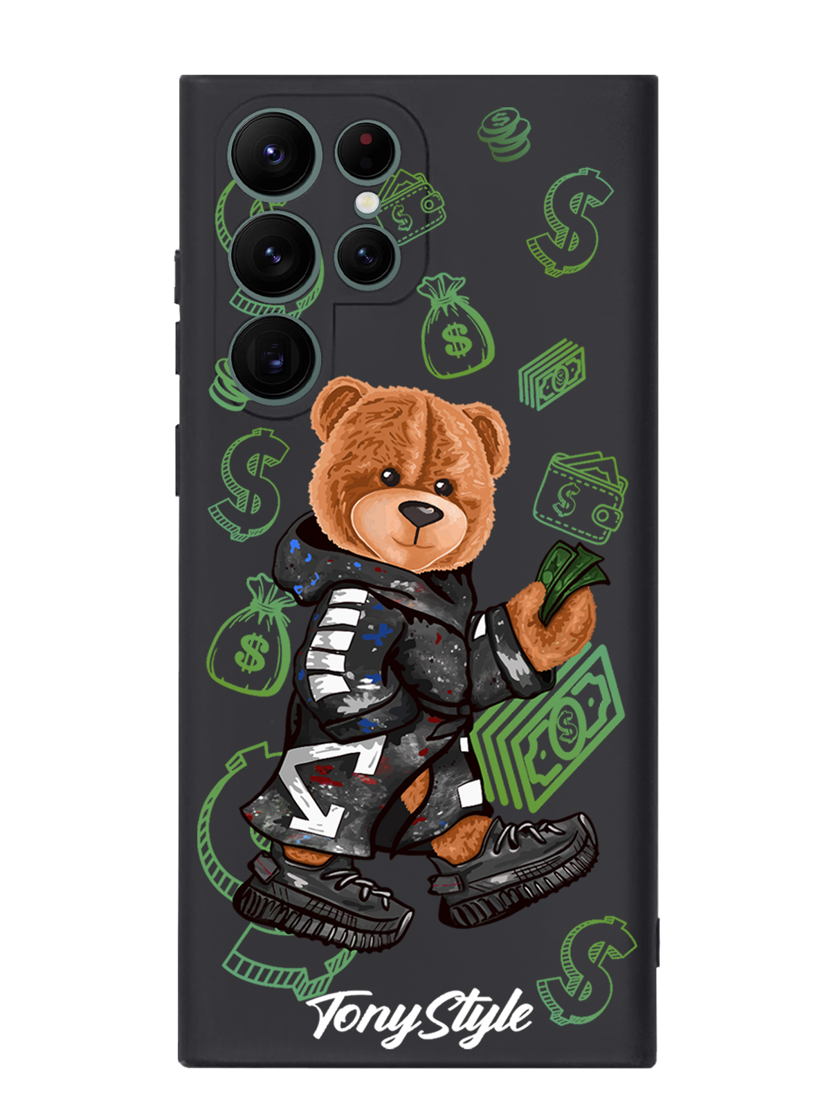 

Чехол Tony Style Samsung Galaxy 22 Ultra Tony Style Деньги, Коричневый;черный;зеленый, Samsung Galaxy 22 Ultra Tony Style Деньги